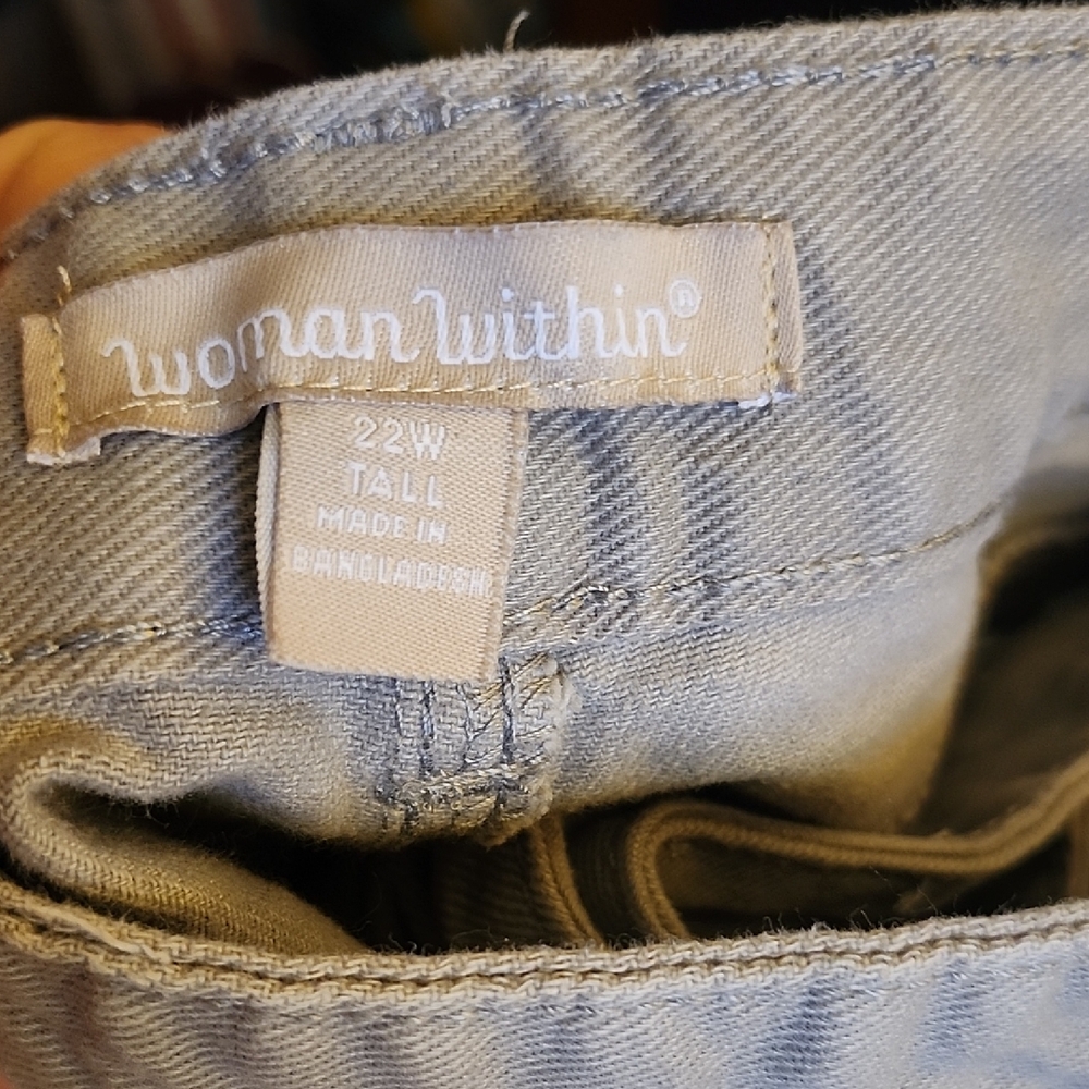 Woman Within Light Gray Women's Jeans